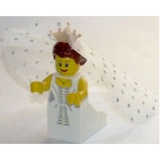 twn143 Bride with Tiara, Veil and Train 